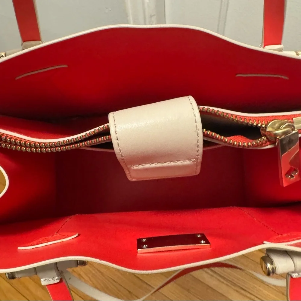Kate Spade‎ Beige and Red Satchel